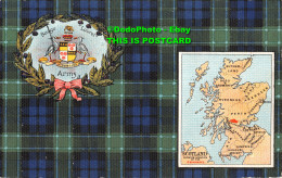 R416457 Badge. Laurel. Arms. Map. W. And A. K. Johnston. Edinburgh And London Se - Sonstige & Ohne Zuordnung