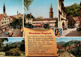 72728960 Weinheim Bergstrasse Marktplatz Schloss Park Teilansicht  Weinheim - Weinheim