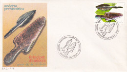 FDC  1988 ANDORRA ESP. - Prehistory