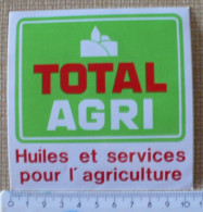 AUTOCOLLANT TOTAL AGRI - HUILES ET SERVICE POUR L'AGRICULTURE - Aufkleber