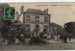Louversey La Mairie Et Les Ecoles Pres Conches - Other & Unclassified