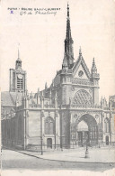 75-PARIS EGLISE SAINT LAURENT-N°4193-A/0167 - Kirchen