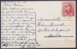 CP Fantaisie Affr. N°168 Càd Relais *MUNO* /2 VII 1920 Pour BERTRIX - 1919-1920 Behelmter König