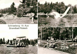 72728489 Schneeberg Erzgebirge Strandbad Filzteich Sprungturm Rutsche Schneeberg - Andere & Zonder Classificatie