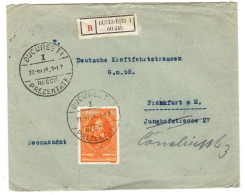 Romania - R - Letter Bucuresti 1933 Via Germany.stamp : 1931 The 50th Anniversary Of The Kingdom Romania - Cartas & Documentos