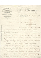 Courrier 1894 / 63 LES MARTRES DE VEYRE / Vins D'Auvergne BESSAY / Consignation Commission - 1800 – 1899