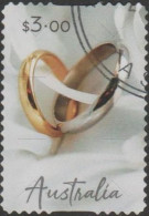 AUSTRALIA - DIE-CUT-USED 2024 $3.00 Special Occasions - Wedding Bands - Oblitérés