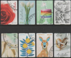 AUSTRALIA - DIE-CUT-USED 2024 $13.50 Special Occasions Set Of Eight - Postmarks Will Vary - Gebruikt