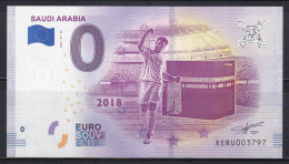 Saudi Arabia Mecca 2018 Zero Euro Banknotes 0 Euro World Football Cup In Russia UNC + FREE GIFT - Prove Private