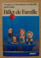 AUTOCOLLANT SNCF BILLET DE FAMILLE - Autocollants