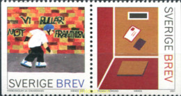 114138 MNH SUECIA 2001 VENCEDOR DEL CONCURSO DE DISEÑO DE SELLOS - Unused Stamps