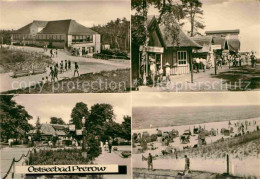 72727519 Prerow Ostseebad HO Gaststaette Duenenhaus Cafe Strandeck Strand Darss - Andere & Zonder Classificatie