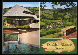 AK Tunau /Schwarzw., Gesamtansicht, Gasthof-Pension Tanne Mit Schwimmbad  - Other & Unclassified