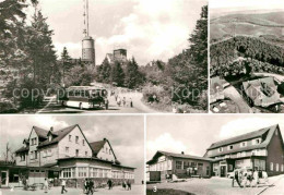 72727504 Grosser Inselsberg Panorama Blick Vom Turm HO Gaststaette Berggasthof S - Sonstige & Ohne Zuordnung