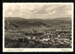 AK Lörrach, Ortsansicht Mit Wiesental Aus Der Vogelschau  - Lörrach