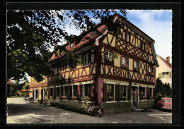 AK Denzlingen Bei Freiburg, Gasthaus Zur Krone Haas, Strassenansicht  - Freiburg I. Br.