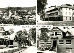 72727468 Bad Suderode Ortsansicht Mit Kirche Central Hotel Kurpromenade Cafe For - Autres & Non Classés