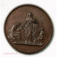 Médaille Quête Pour Les Pauvres 2ème Arrond. Paris 1871-72, Lartdesgents - Professionnels / De Société