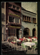 AK Freiburg I. Br., Restaurant Goldener Engel, Am Münsterplatz 14  - Freiburg I. Br.