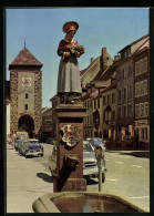 AK Villingen Im Schwarzwald, Alt-Villinger-Brunnen Mit Bickentor  - Autres & Non Classés