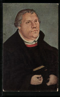 AK Portrait Martin Luther  - Personnages Historiques
