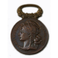 Médaille Société D'encouragement Au Bien Par F.VERNON - Professionnels / De Société