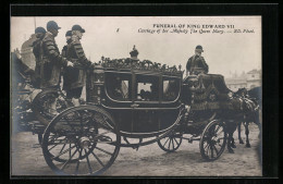 Pc London, Funeral Of King Edward VII, Carriage Of Queen Mary  - Königshäuser