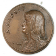 Médaille BONAPARTE Ajaccio 1965 Par COURGIER - Professionali / Di Società