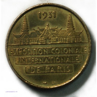 Médaille Coloniale De 1931  Océanie Par Bazor - Professionali / Di Società
