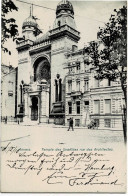 Anvers Temple Des Israélites Rue Des Architectes Circulée En 1907 - Antwerpen