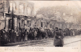 60 - Oise -  La Gare De SENLIS Apres Le Bombardement Par Les Allemands - Senlis