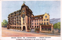 14 - Calvados -  LISIEUX - Grand Hotel De L Esperance  - 16 Boulevard De L Esperance - Lisieux
