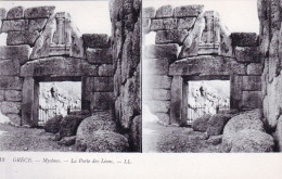 ΕΛΛΑΔΑ - Grece - MYCENES - La Porte Des Lions - MYCENAE - Tin Pórta Tou Liontarioú -   Stereo - Greece