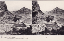 ΕΛΛΑΔΑ - Grece - CORINTHE - Panorama Pris De L Akro Corinthe - KORINTHOS - Panórama-   Stereo - Grèce