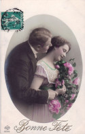 Carte Fantaisie -  BONNE FETE - Les Amoureux  1910 - Andere & Zonder Classificatie