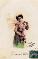 Carte Fantaisie -  BONNE FETE -  1909 - Andere & Zonder Classificatie