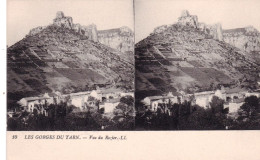 48 - Lozere - Les Gorges Du Tarn - Vue Du Rozier    -   Carte Stereoscopique - Gorges Du Tarn