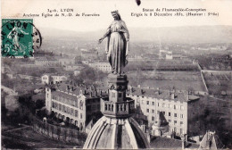 69 -  LYON -  Ancienne Eglise De ND De Fourviere - Statue De L Immaculée Conception - Other & Unclassified