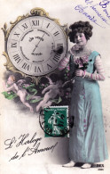 Carte Fantaisie -  L Horloge De L Amour - Autres & Non Classés