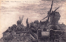 75 - PARIS 18  - Vieux Montmartre- Le Moulin De La Galette En 1850 - Distretto: 18