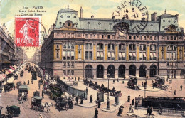 75 - PARIS -  Gare Saint Lazare - Cour De Rome - Metro, Estaciones