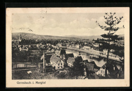 AK Gernsbach I. Murgtal, Totalansicht Aus Der Vogelschau  - Gernsbach