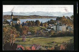 AK Starnberg, Partie Aus Starnberg Geegn Das Karwendel-Gebirge, Starnberger See  - Starnberg