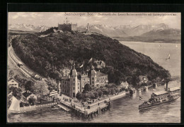 AK Berg / Starnberger See, Hotel Leoni Und Drahtseilbahn  - Starnberg