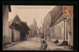 CPA Condé-sur-Huisne, Route De Nogent-le-Rotrou  - Autres & Non Classés