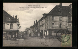 CPA Longny, Place Du Marche Et Rue De Paris  - Autres & Non Classés