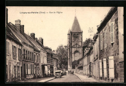 CPA Longny-au-Perche, Rue De L`Eglise  - Longny Au Perche