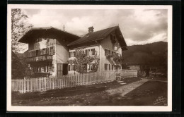 Foto-AK Oberammergau, Haus Dengg  - Oberammergau