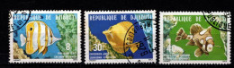 - DJIBOUTI - 1978 - YT N° 488 / 490 - Oblitérés - Poissons - Djibouti (1977-...)