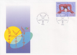 Enveloppe  FDC  1er   Jour    ESTONIE    Le  CIRQUE     EUROPA    2002 - 2002